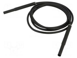 Test lead | 10A | banana plug 4mm,both sides | insulated | Len: 1.5m