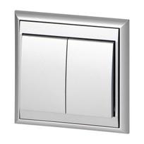 Įrankiai ir matavimo prietaisai // Įrankių, priedų naujienos // Łącznik p/t świecznikowy Luna, 10A, 250V, WP-2L, srebrny