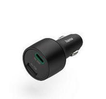 Automobiliniai įkrovikliai Hama  Car Fast Charger, 1x USB-C, 1x USB-A, PD, 32 W Black