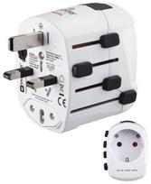 Adapteris Hama  World Travel Pro White