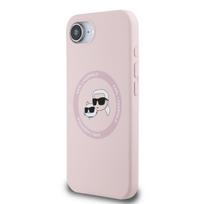 Karl Lagerfeld Liquid Silicone K&CH Heads MagSafe Case for Apple iPhone 16e