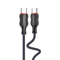 iKaku KSC-996 PD60W Fast charging and data cable 2m Type-C to Type-C Black