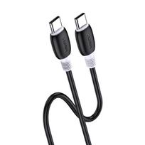 iKaku KSC-951 PD60W Sillicone fast charging data Cable Type-C to Type-C Black