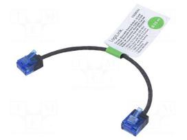 Patch cord | U/UTP | Cat 6a | RJ45 plug,both sides | stranded | Cu