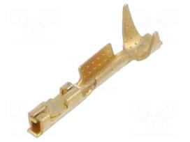 Contact | female | Mini-PV™ | gold-plated | 26AWG÷22AWG | bulk | crimped