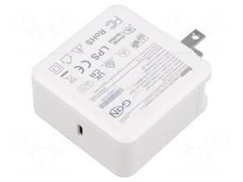 Power supply: switching | mains,plug-in | 5VDC, | 3A | 60W | 61x61x29mm