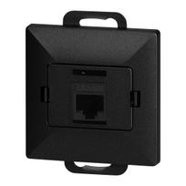 Įrankiai ir matavimo prietaisai // Įrankių, priedų naujienos // Gniazdo 1xRJ45 Cat6 Pearl, RJ45-6CAT/P1, czarny