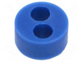 Insert for gland | 6mm | M20 | IP54 | silicone | Holes no: 2 | -50÷200°C