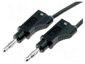 Test lead | 70VDC | 33VAC | 20A | banana plug 4mm,both sides | Len: 2m