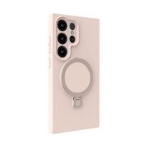 Nugarėlės dėklai Evelatus Samsung Galaxy S25 Ultra Premium Magnetic with Stand Soft Touch Silicone Case Pink Sand