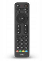 Kitas kompiuterio priedas Hama  UNIVERSAL TV REMOTE CONTROL 2in1 LARGE BUTTONS Black