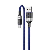 iKaku KSC-696 Smart fast charging data cable USB to Type-C 1.2m Blue