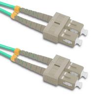 Qoltec Patchcord fiber optic SC/UPC - SC/UPC | Multimode | 50/125 | OM4 | Duplex | 2m