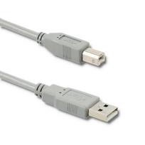 Qoltec USB 2.0 cable A male | B male | 0.19m