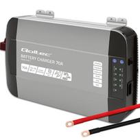 Qoltec Smart Monolith charger for LiFePO4 AGM GEL SLA batteries | 70A | 12V | Fast charging