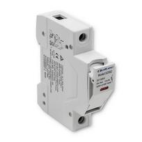Qoltec Fuse base with diode + DC fuse| 1P|1000V |30A |10x38 |solar