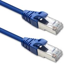 Qoltec Cable Patchcord FTP | CAT6 | 2 x RJ-45 | 1m | High speed | Gold | Shielded
