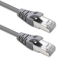 Qoltec Cable Patchcord FTP | CAT5e | 2 x RJ-45 | 2m | High speed | Gold | Shielded