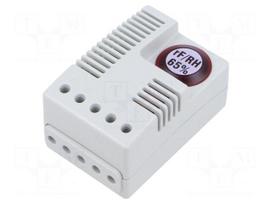 Sensor: hygrostat | 65÷65%RH | Usup: 120VAC | OUT: SPDT | 0÷60°C | IP20