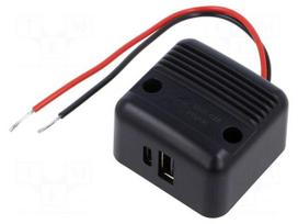 USB power supply | USB A plug,USB C plug | Sup.volt: 12÷24VDC