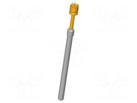 Test needle | Spring compression: 4mm | 5.3mm | 20A | CuBe | Ø: 2.5mm