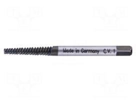 Screw extractor | 60mm | hexagonal | Size: 1