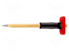 Pointed chisel | with splash guard | L: 250mm | Size: 16mm