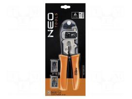 Tool: for crimping | RJ11  connectors,RJ45  connectors | 195mm