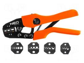Tool: for crimping | insulated terminals,COAX connectors | 220mm