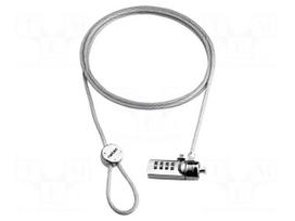 Security wire | LOBSTER CODE | silver | Features: cipher security