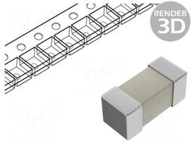 Fuse: fuse | ceramic | 5A | 277VAC | 125VDC | time-lag | 5.3x16mm | SMD