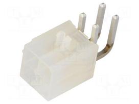 Connector: wire-board | socket | male | PIN: 4 | Mini-Fit Jr | 13A | THT