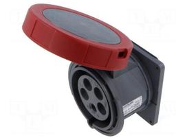 Connector: AC supply 3-phase | socket | female | 415V | IP&S | IP67