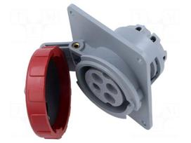 Connector: AC supply 3-phase | socket | female | 16A | IP&S | IEC 60309