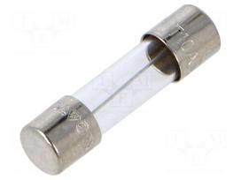 Fuse: fuse | cylindrical,glass | 10A | 250VAC | time-lag | 5x20mm | S506