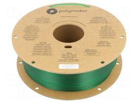 Filament: PET-G | 1.75mm | translucent,green | 230÷240°C | 1kg