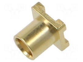 Connector: MCX | socket | female | straight | soldering | gold-plated