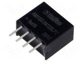 Converter: DC/DC | 1W | Uin: 21.6÷26.4VDC | Uout: 12VDC | Iin: 55mA | SIP4