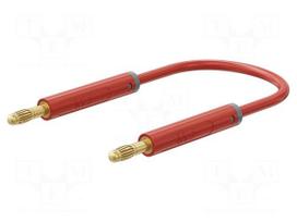 Test lead | 60VDC | 30VAC | 19A | banana plug 4mm,both sides | Len: 2m