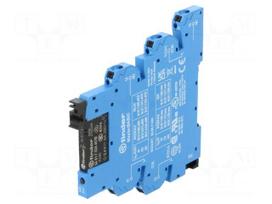 Relay: interface | Ucoil: 24VAC,24VDC | SPDT | 6A/250VAC | 6A/24VDC