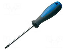 Screwdriver: standard | hex key,spherical | HEX 2mm | 620TBI