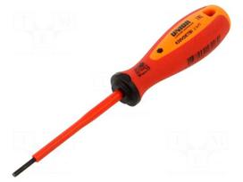 Screwdriver: insulated | hex key | HEX 2.5mm | Blade length: 75mm