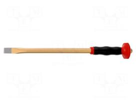 Cold chisel | flat | L: 300mm | Tipwidth: 12mm | Plating: varnish