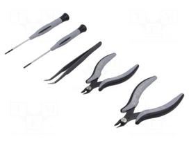 Tools set: general purpose | bag | ESD | 5pcs.