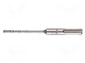 Drill bit | for concrete | Ø: 4mm | L: 110mm | SDS-Plus® | QUADRO