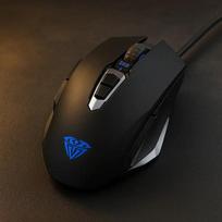 Mouse AULA S50 Multi-color Lighting Wired Gaming Optical Mouse 7 Buttons 800-4800dpi Ergonomic Black