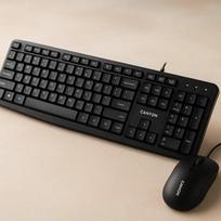 Wired Keyboard and Mouse Set CANYON CSET1 LV