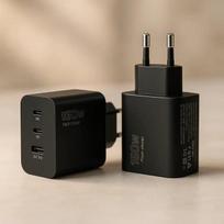 Charger Riff RF-160W 160W QC5.0 Dual PD USB-C Ports, Black