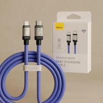 USB-C to Lightning cable Baseus CoolPlay 20W 1m — Purple, MPN CAKW000003