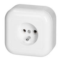 Įrankiai ir matavimo prietaisai // Įrankių, priedų naujienos // Gniazdo  pojedyncze n/t 2p+Z 16A, 250V, FAN, biały
